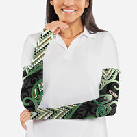 Custom Aotearoa Atua Papatuanuku Arm Sleeves Earth Mother Father Koru Patterns DT05 - Polynesian Pride