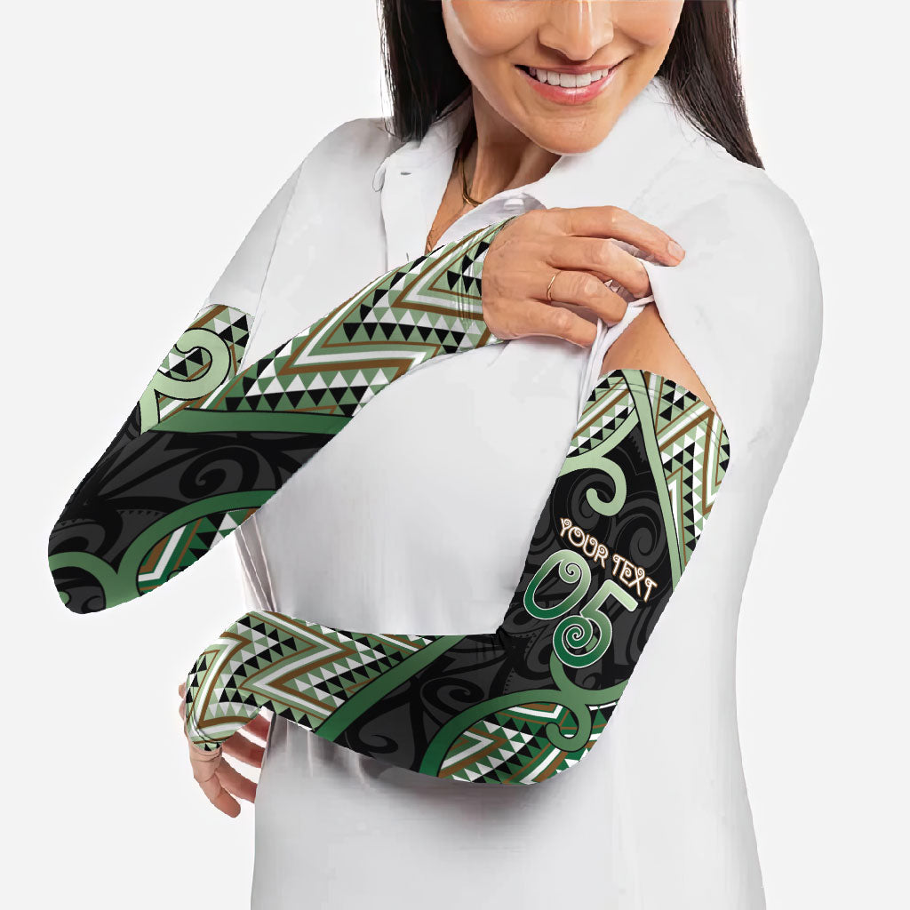 Custom Aotearoa Atua Papatuanuku Arm Sleeves Earth Mother Father Koru Patterns DT05 - Polynesian Pride
