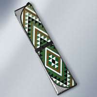Aotearoa Atua Papatuanuku Auto Sun Shade Earth Mother Father Koru Patterns DT05 - Polynesian Pride