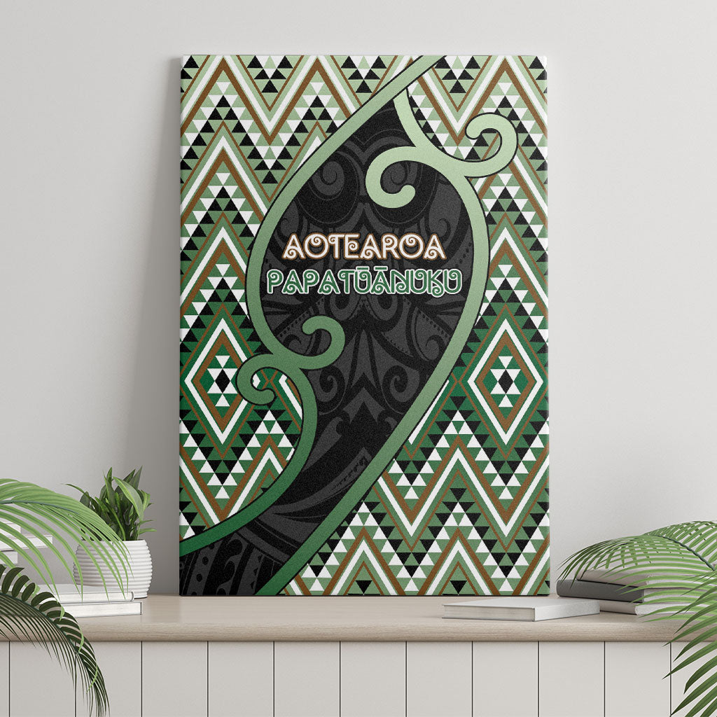 Aotearoa Atua Papatuanuku Canvas Wall Art Earth Mother Father Koru Patterns DT05 - Polynesian Pride