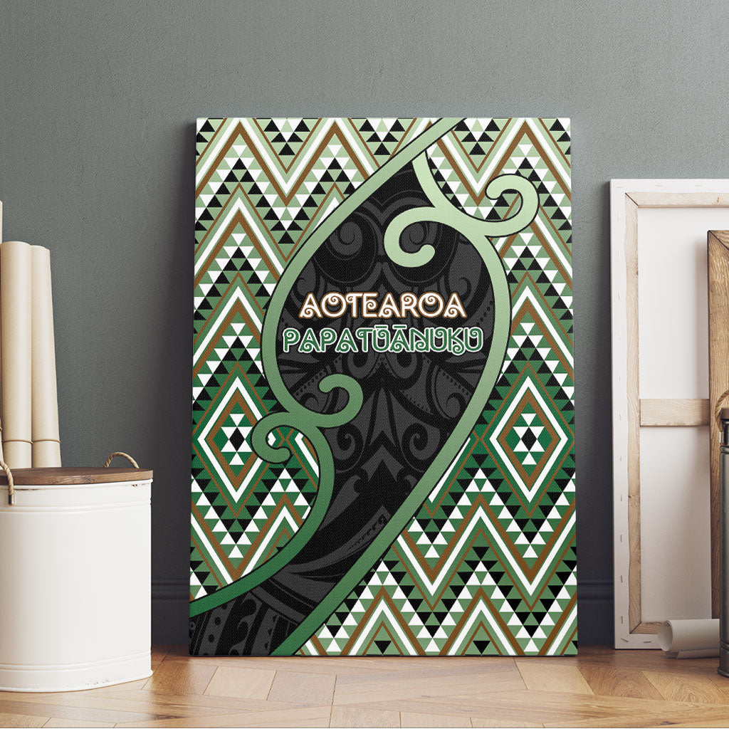 Aotearoa Atua Papatuanuku Canvas Wall Art Earth Mother Father Koru Patterns DT05 - Polynesian Pride