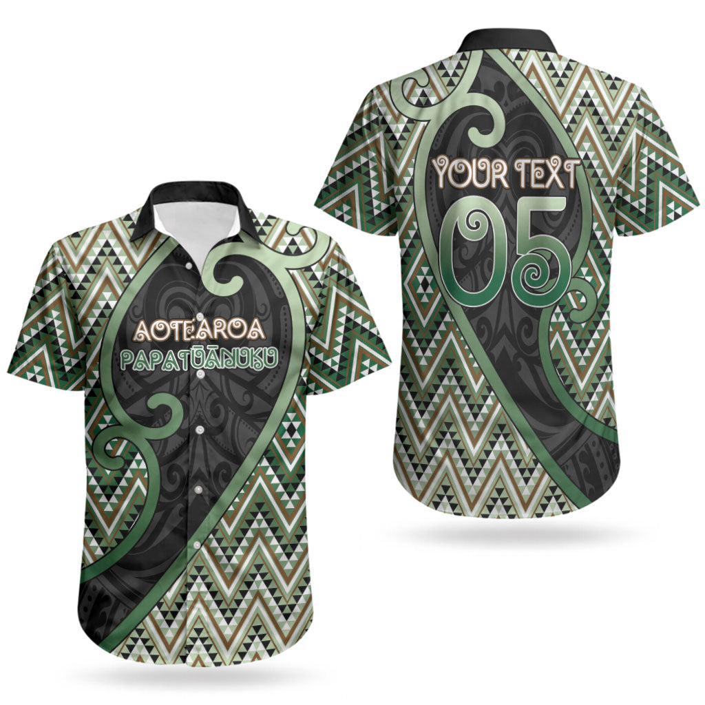 Custom Aotearoa Atua Papatuanuku Couples Matching Off Shoulder Maxi Dress and Hawaiian Shirt Earth Mother Father Koru Patterns DT05 - Polynesian Pride