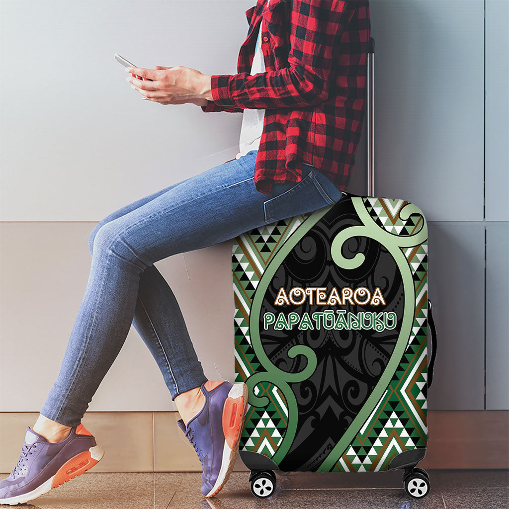 Aotearoa Atua Papatuanuku Luggage Cover Earth Mother Father Koru Patterns DT05 - Polynesian Pride