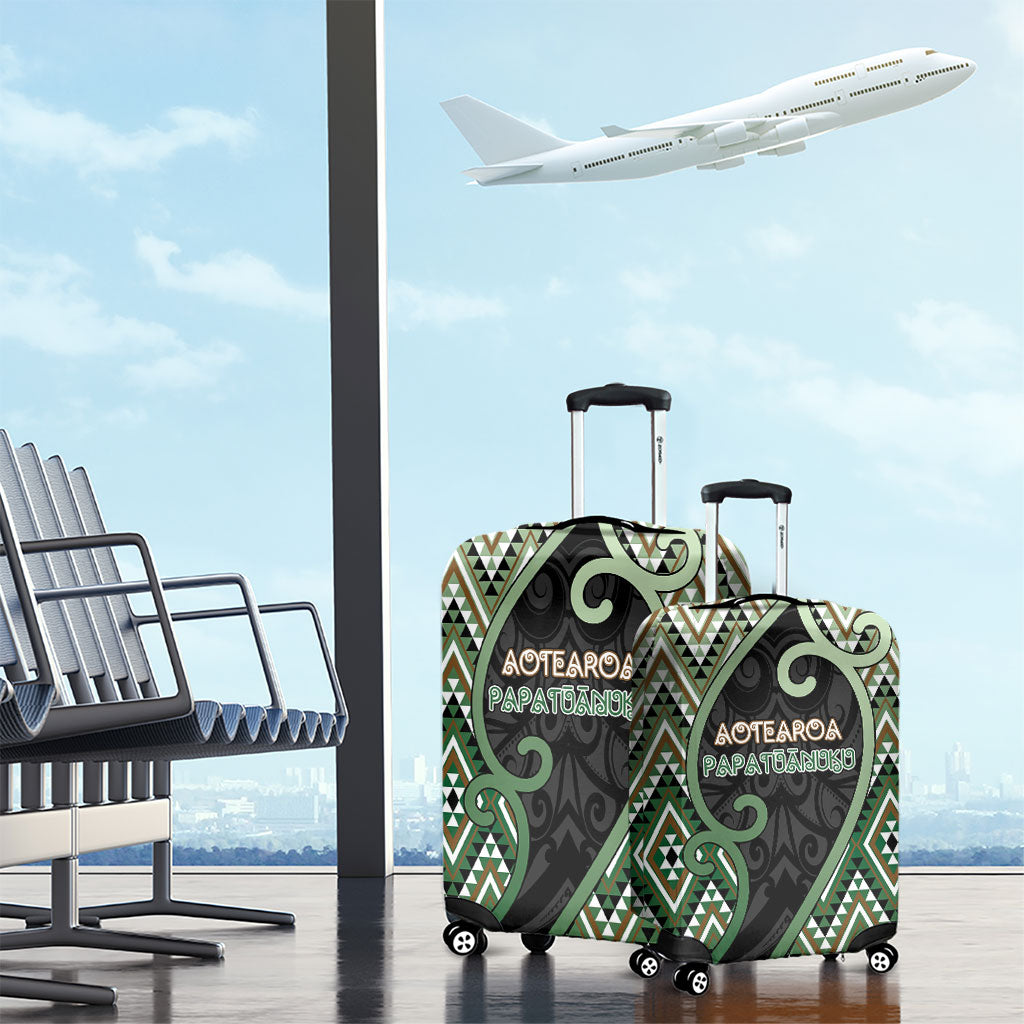 Aotearoa Atua Papatuanuku Luggage Cover Earth Mother Father Koru Patterns DT05 - Polynesian Pride