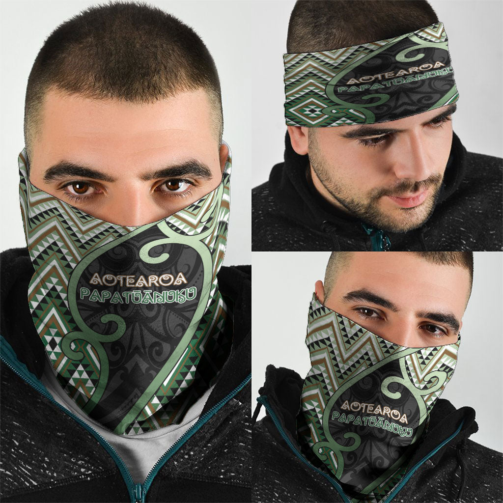 Aotearoa Atua Papatuanuku Neck Gaiter Earth Mother Father Koru Patterns DT05 - Polynesian Pride