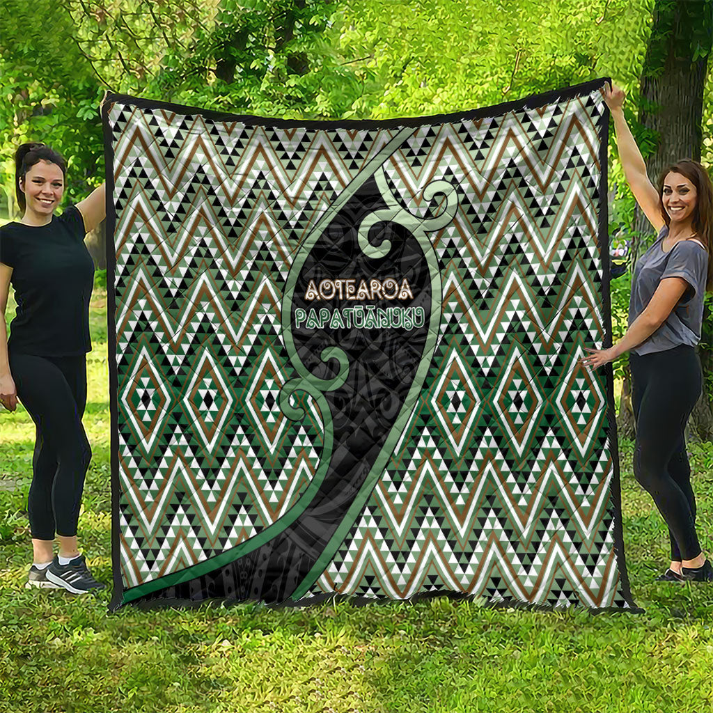 Aotearoa Atua Papatuanuku Quilt Earth Mother Father Koru Patterns DT05 - Polynesian Pride