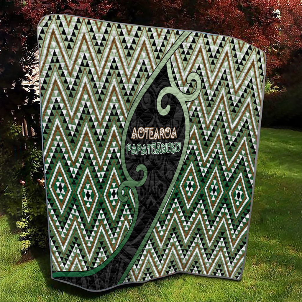 Aotearoa Atua Papatuanuku Quilt Earth Mother Father Koru Patterns DT05 - Polynesian Pride