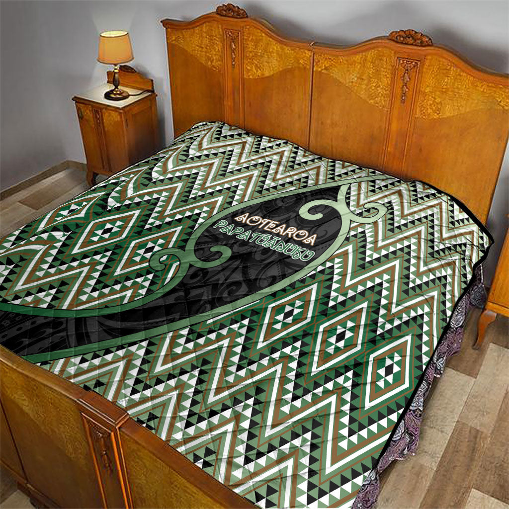 Aotearoa Atua Papatuanuku Quilt Earth Mother Father Koru Patterns DT05 - Polynesian Pride