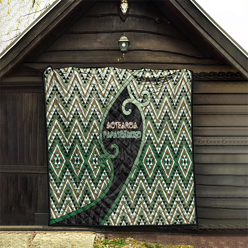 Aotearoa Atua Papatuanuku Quilt Earth Mother Father Koru Patterns DT05 - Polynesian Pride