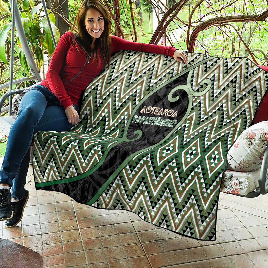 Aotearoa Atua Papatuanuku Quilt Earth Mother Father Koru Patterns DT05 - Polynesian Pride