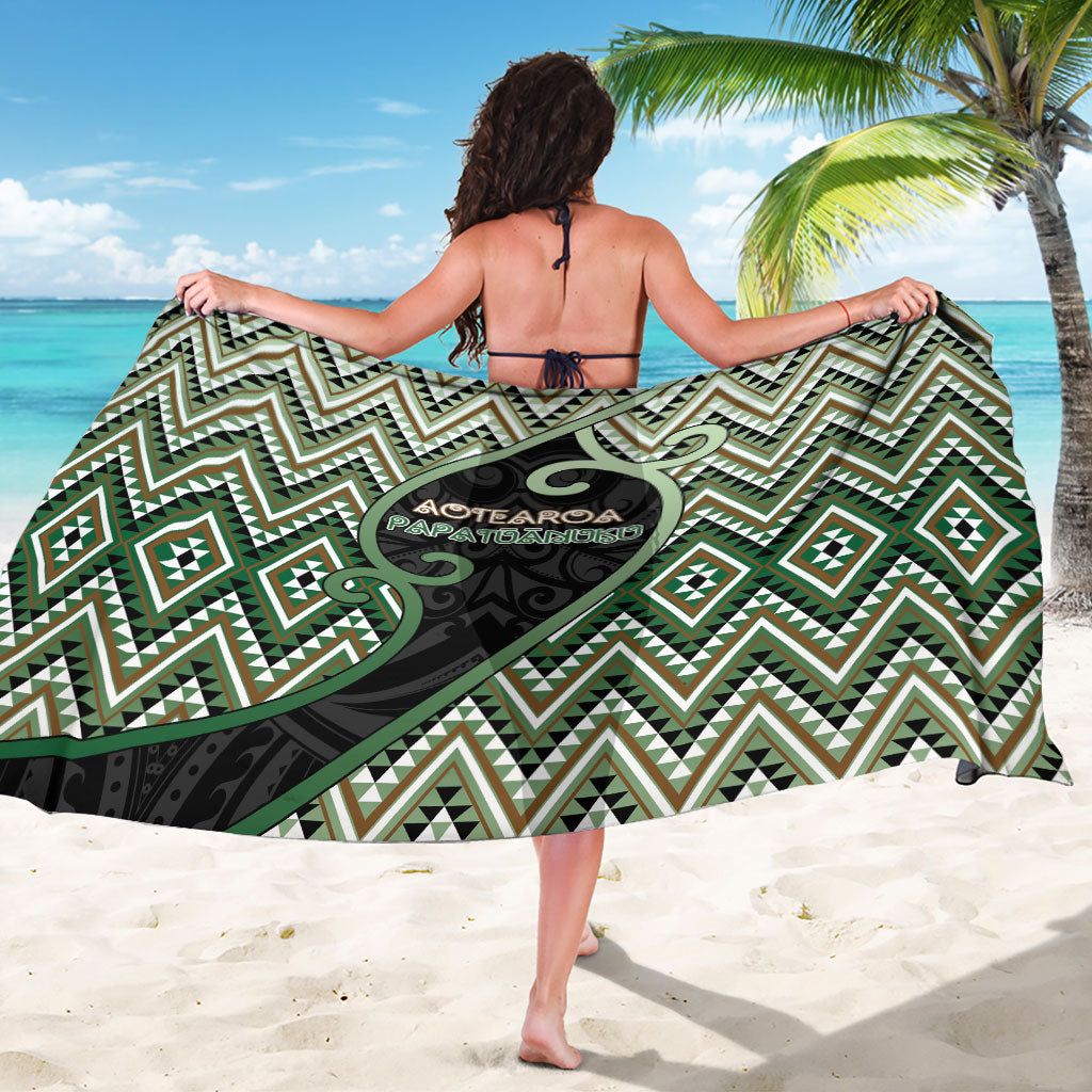 Aotearoa Atua Papatuanuku Sarong Earth Mother Father Koru Patterns DT05 - Polynesian Pride