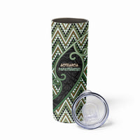 Custom Aotearoa Atua Papatuanuku Skinny Tumbler Earth Mother Father Koru Patterns DT05 - Polynesian Pride