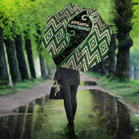 Aotearoa Atua Papatuanuku Umbrella Earth Mother Father Koru Patterns DT05 - Polynesian Pride