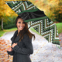 Aotearoa Atua Papatuanuku Umbrella Earth Mother Father Koru Patterns DT05 - Polynesian Pride