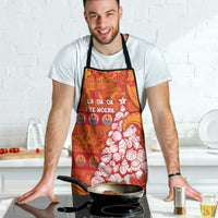 French Polynesia Christmas Apron Seashell Xmas Tree Tribal Waves - Polynesian Pride