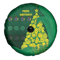 Cook Islands Christmas Spare Tire Cover Seashell Xmas Tree Tribal Waves - Polynesian Pride