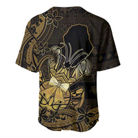 Niue Christmas Baseball Jersey Niuean Crab Xmas Tribal Waves - Polynesian Pride