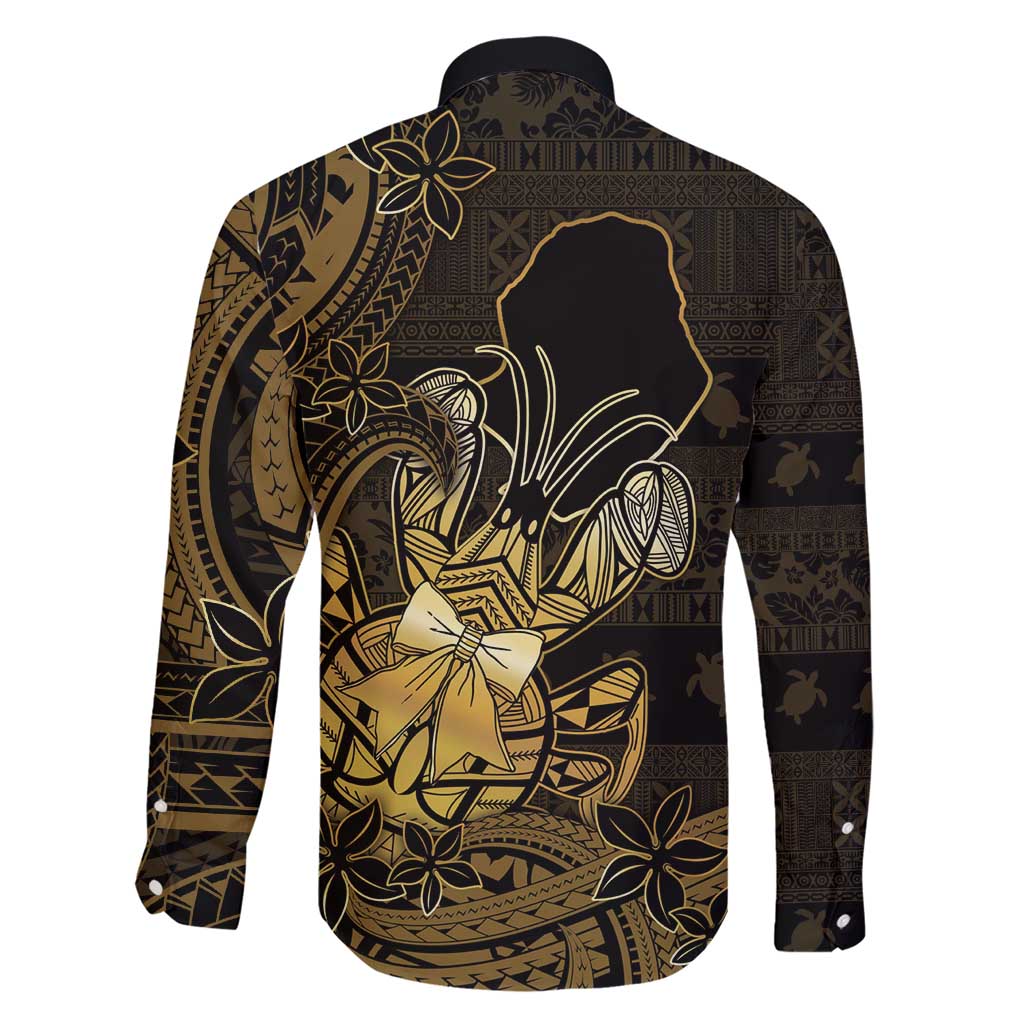 Niue Christmas Family Matching Short Sleeve Bodycon Dress and Hawaiian Shirt Niuean Crab Xmas Tribal Waves - Polynesian Pride