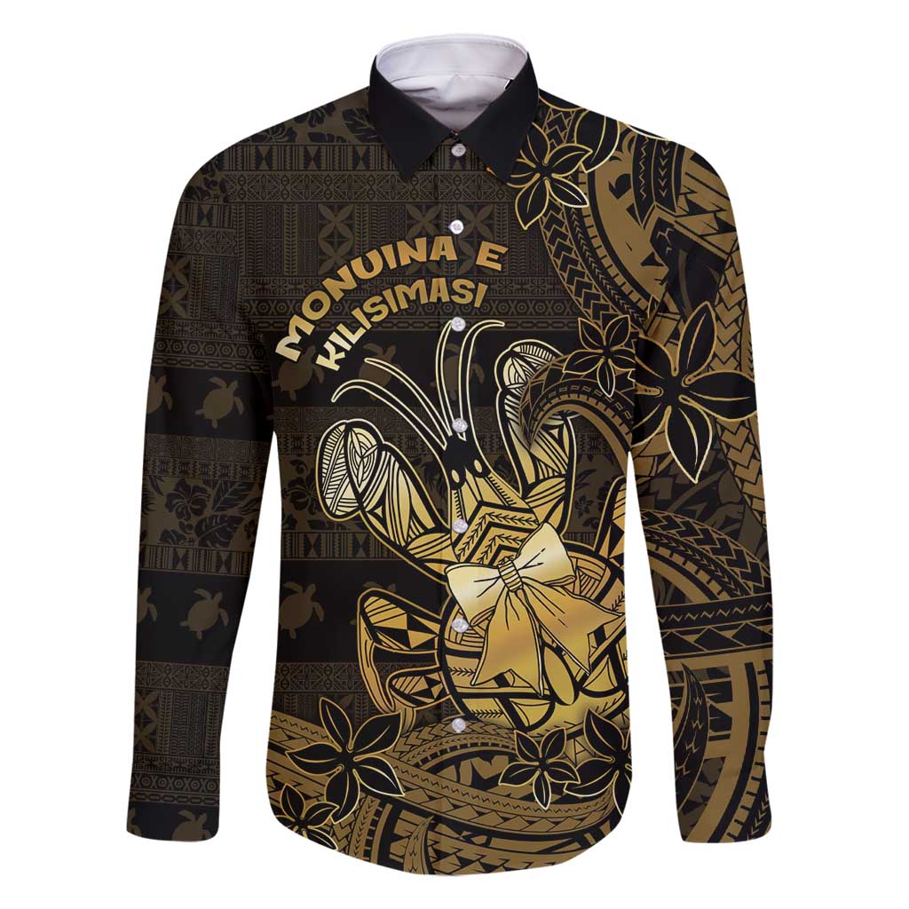 Niue Christmas Family Matching Summer Maxi Dress and Hawaiian Shirt Niuean Crab Xmas Tribal Waves - Polynesian Pride