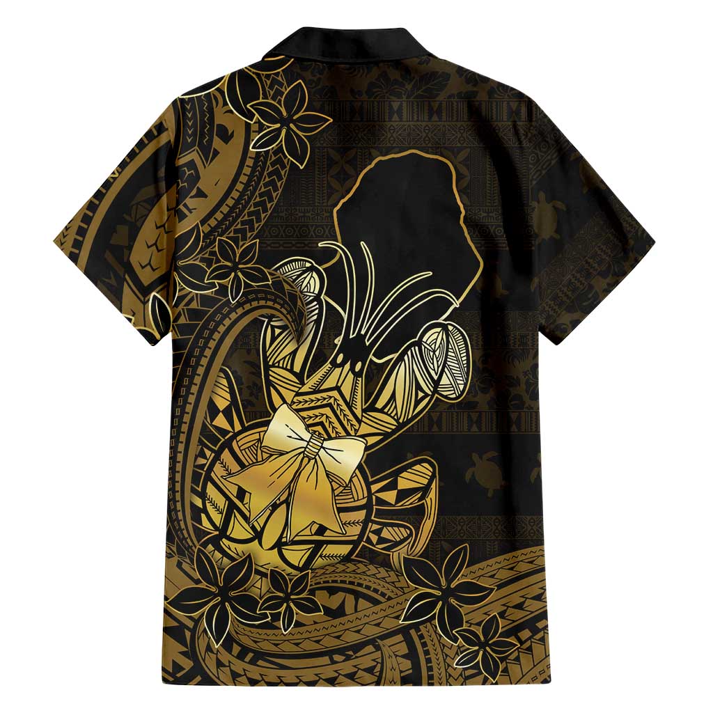 Niue Christmas Family Matching Tank Maxi Dress and Hawaiian Shirt Niuean Crab Xmas Tribal Waves DT05 - Polynesian Pride