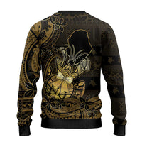 Niue Christmas Ugly Christmas Sweater Niuean Crab Xmas Tribal Waves - Polynesian Pride