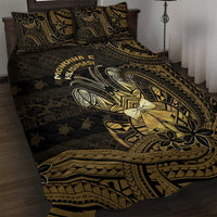 Niue Christmas Quilt Bed Set Niuean Crab Xmas Tribal Waves - Polynesian Pride