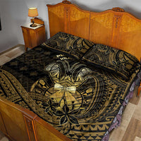 Niue Christmas Quilt Bed Set Niuean Crab Xmas Tribal Waves - Polynesian Pride