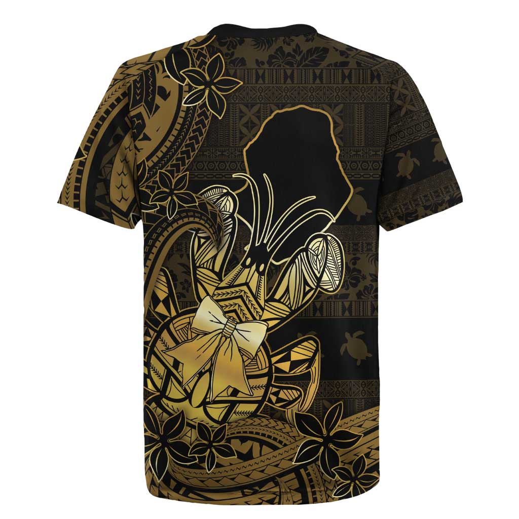 Niue Christmas Rugby Jersey Niuean Crab Xmas Tribal Waves - Polynesian Pride