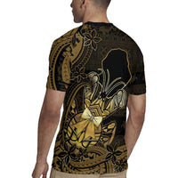 Niue Christmas Rugby Jersey Niuean Crab Xmas Tribal Waves - Polynesian Pride