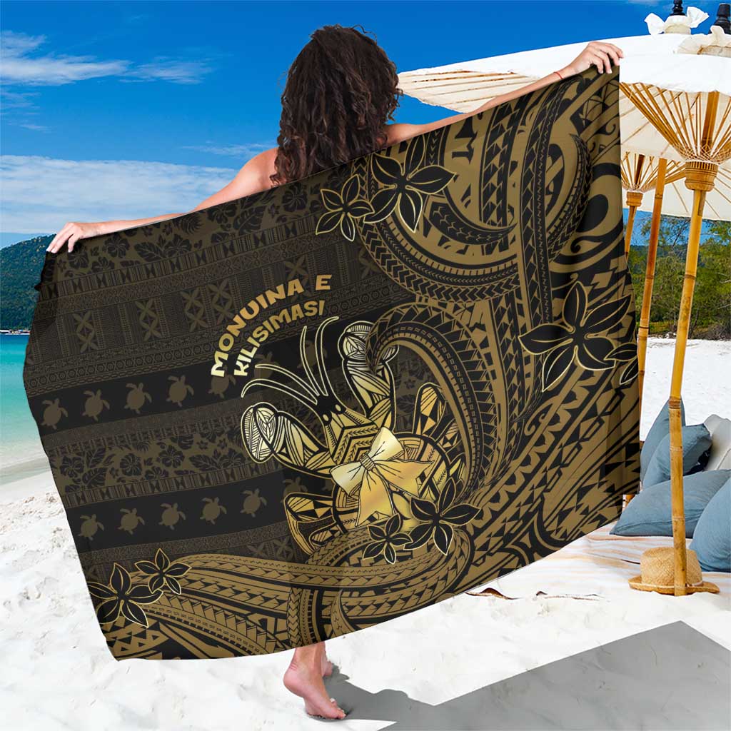 Niue Christmas Sarong Niuean Crab Xmas Tribal Waves - Polynesian Pride