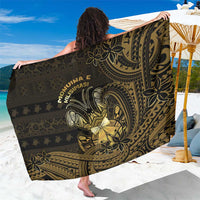 Niue Christmas Sarong Niuean Crab Xmas Tribal Waves - Polynesian Pride