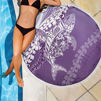 Hawaii Puakenikeni And Maile Lei Beach Blanket Violet Polynesian Shark Tattoo DT05