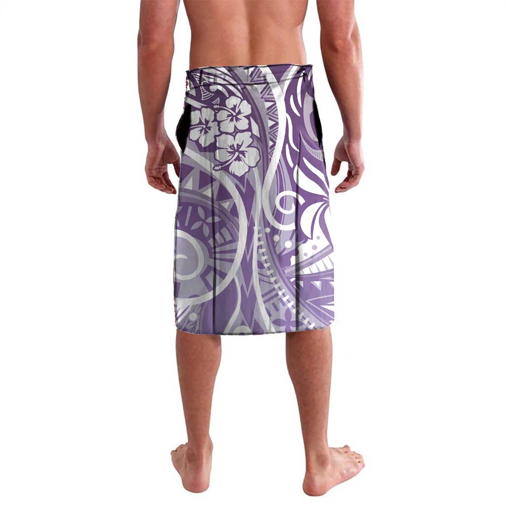 Hawaii Puakenikeni And Maile Lei Lavalava Violet Polynesian Shark Tattoo DT05