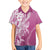 Hawaii Puakenikeni And Maile Lei Kid Hawaiian Shirt Pink Polynesian Shark Tattoo DT05