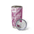 Hawaii Puakenikeni And Maile Lei Tumbler Cup Pink Polynesian Shark Tattoo DT05