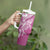 Hawaii Puakenikeni And Maile Lei Tumbler With Handle Pink Polynesian Shark Tattoo DT05
