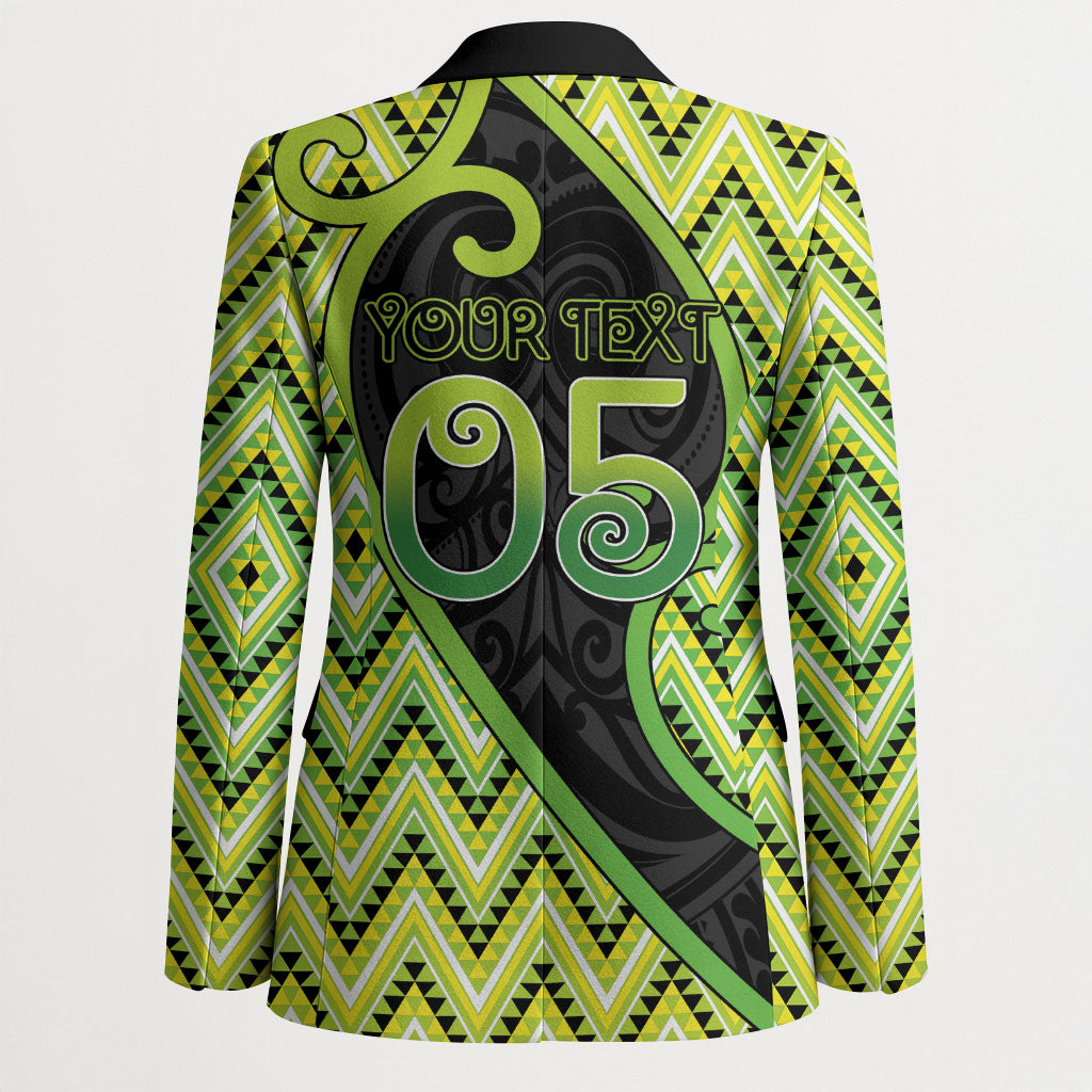 Custom Aotearoa Atua Tanemahuta Blazer God Of Forests Koru Patterns Koru Patterns