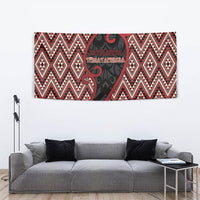 Aotearoa Atua Tumatauenga Tapestry God Of War Koru Patterns