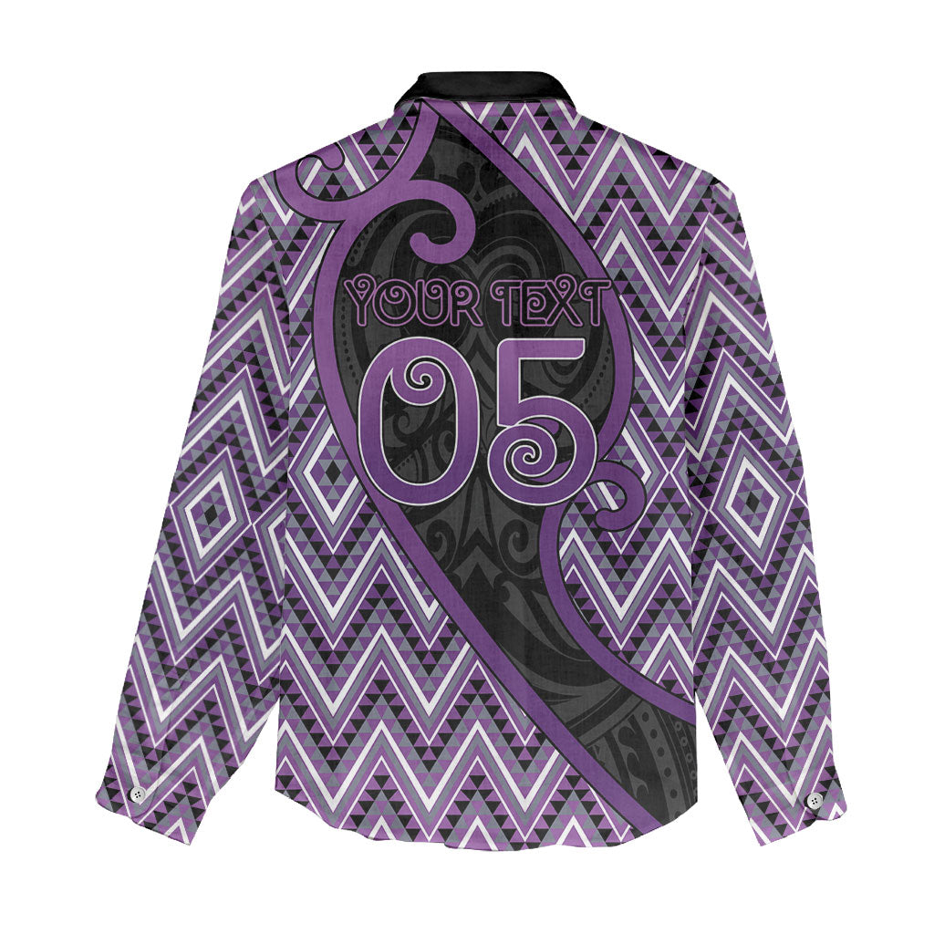 Custom Aotearoa Atua Tawhirimatea Women Casual Shirt God Of Storms Koru Patterns