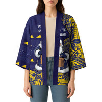 Tokelau Christmas Kimono Santa With Tuluma Xmas Tribal Waves - Polynesian Pride