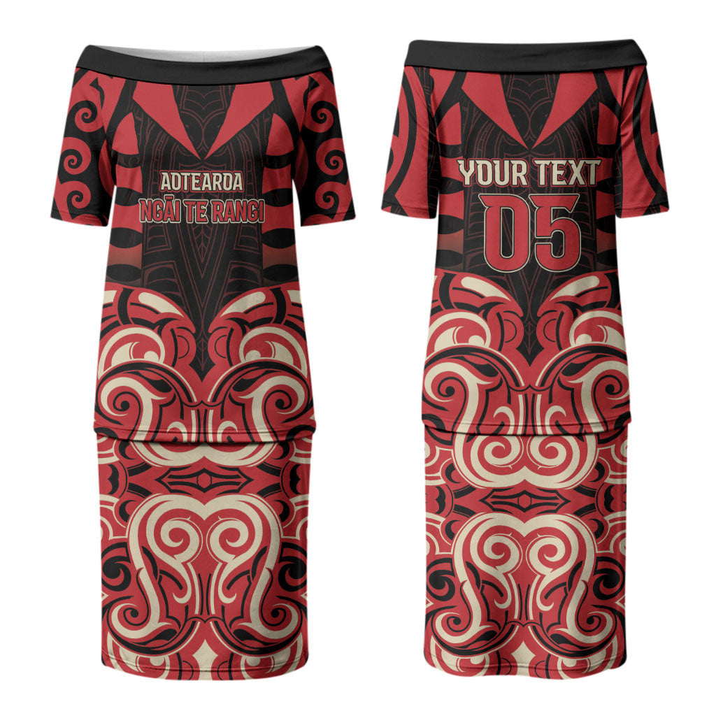 Custom Aotearoa Ngai Te Rangi Couples Matching Puletasi and Hawaiian Shirt New Zealand Traditional Maori Pattern DT05 - Polynesian Pride