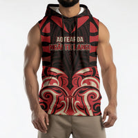 Custom Aotearoa Ngai Te Rangi Sleeveless Hoodie New Zealand Traditional Maori Pattern DT05 - Polynesian Pride