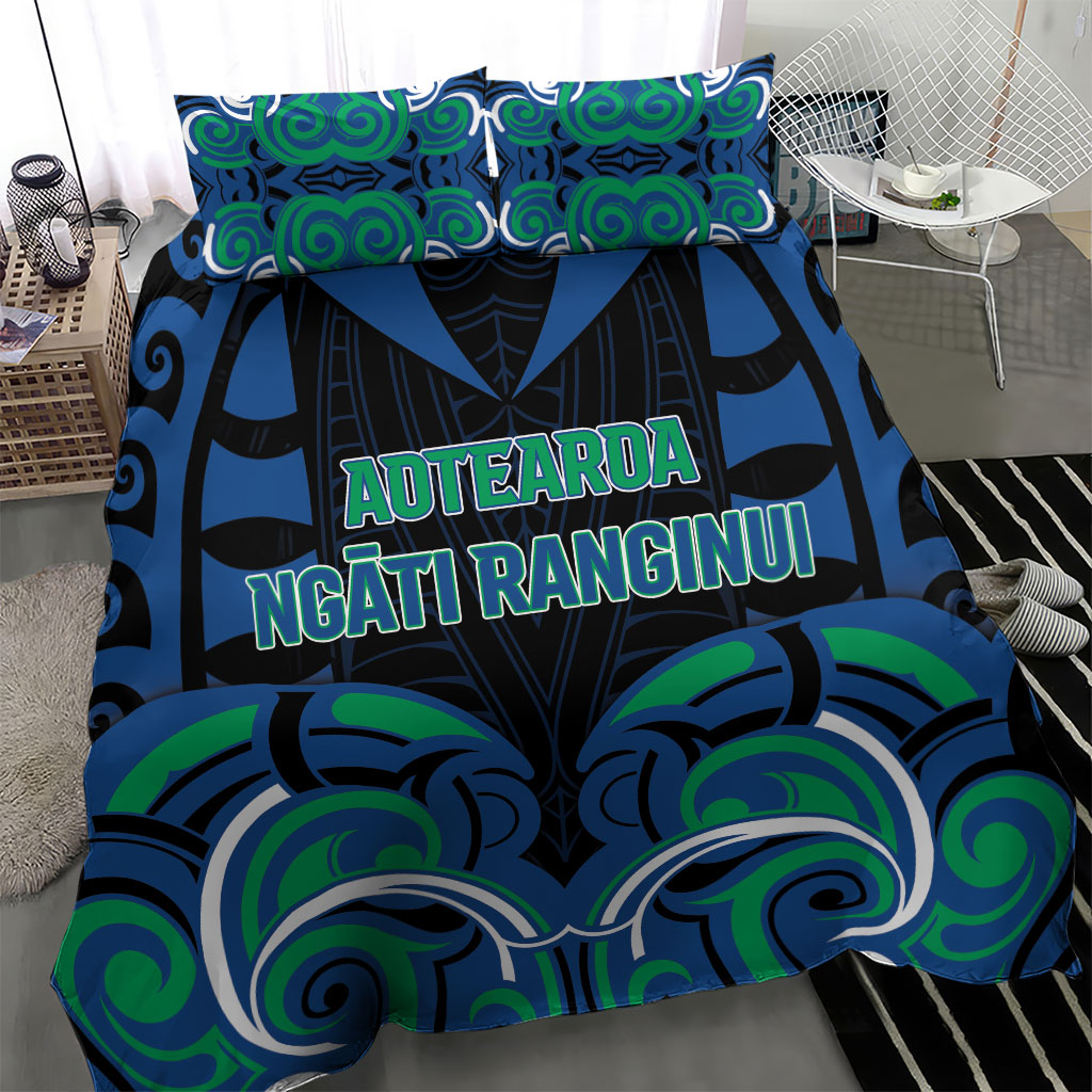 Aotearoa Ngati Ranginui Bedding Set New Zealand Traditional Maori Pattern DT05 - Polynesian Pride