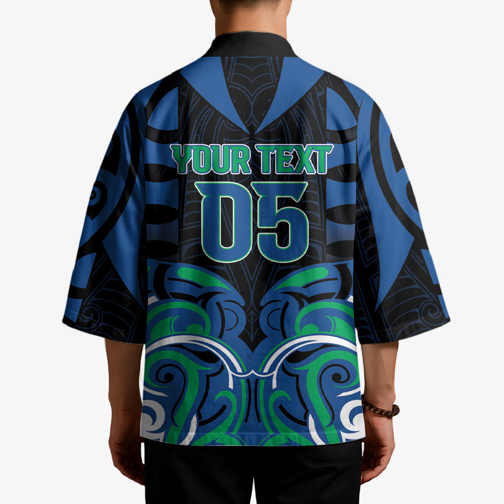 Custom Aotearoa Ngati Ranginui Kimono New Zealand Traditional Maori Pattern DT05 - Polynesian Pride