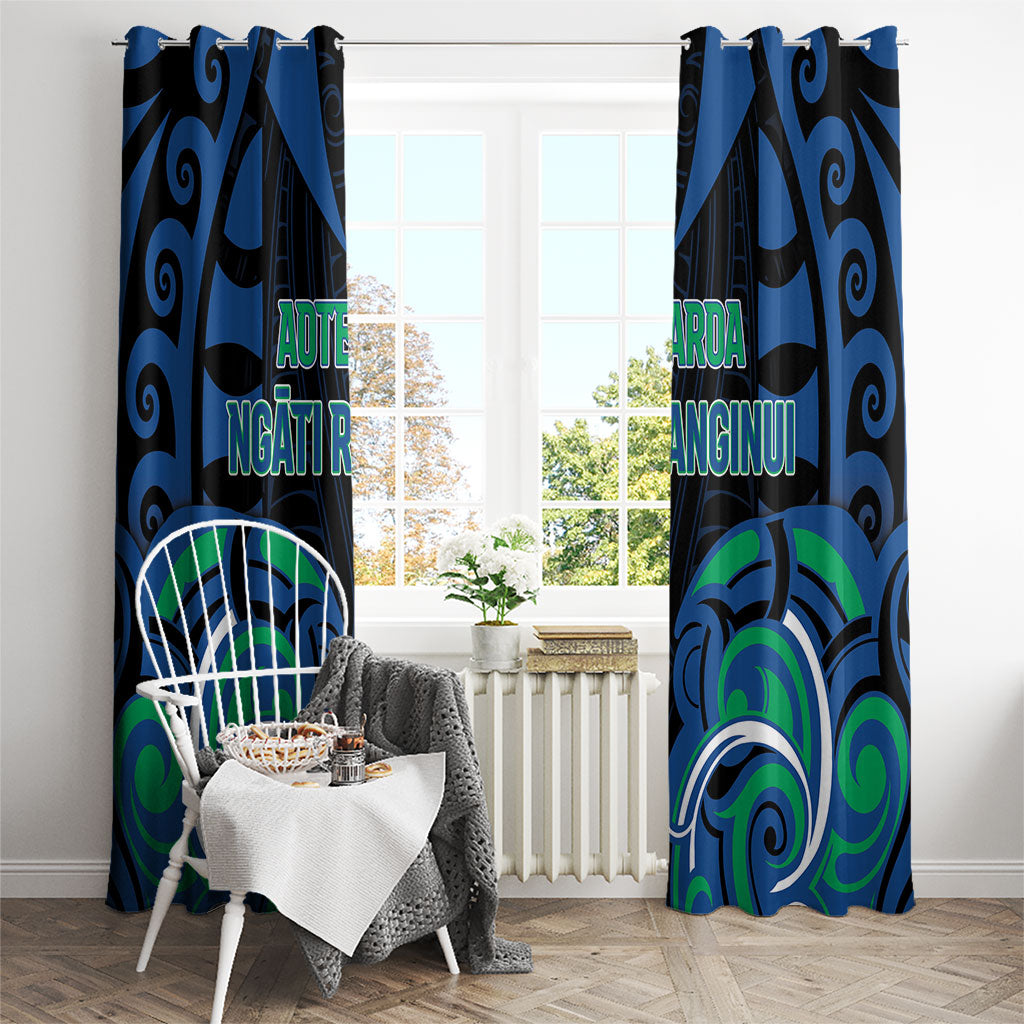 Aotearoa Ngati Ranginui Window Curtain New Zealand Traditional Maori Pattern DT05 - Polynesian Pride
