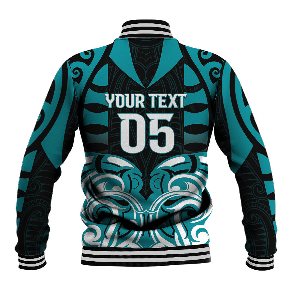 Custom Aotearoa Tapuika Baseball Jacket New Zealand Traditional Maori Pattern DT05 - Polynesian Pride