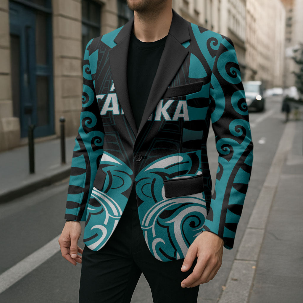 Custom Aotearoa Tapuika Blazer New Zealand Traditional Maori Pattern DT05 - Polynesian Pride