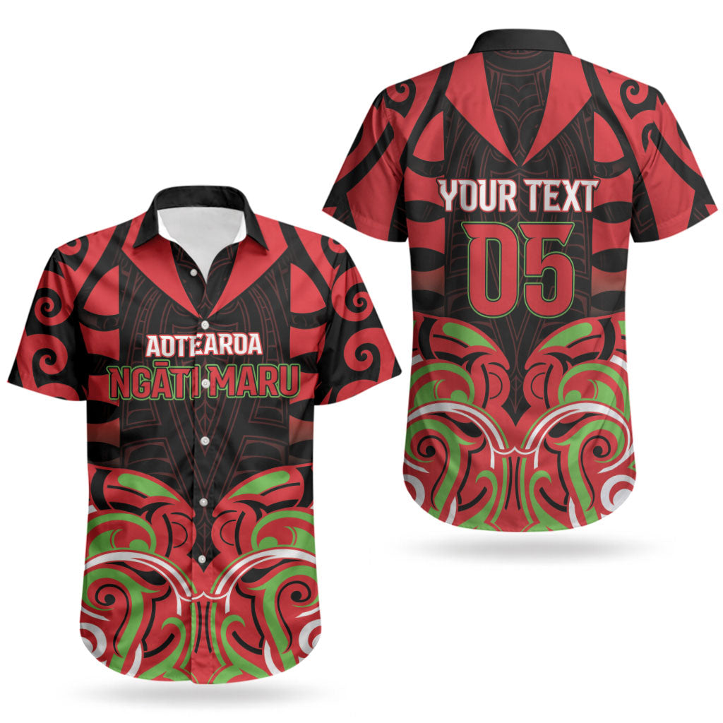 Custom Aotearoa Ngati Maru Couples Matching Long Sleeve Bodycon Dress and Hawaiian Shirt New Zealand Traditional Maori Pattern DT05 - Polynesian Pride