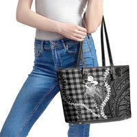 Black Hawaii Palaka Cowboy Turtle Leather Tote Bag Hawaiian Paniolo Puakenikeni Maile Lei