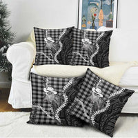 Black Hawaii Palaka Cowboy Turtle Pillow Cover Hawaiian Paniolo Puakenikeni Maile Lei DT05 - Polynesian Pride